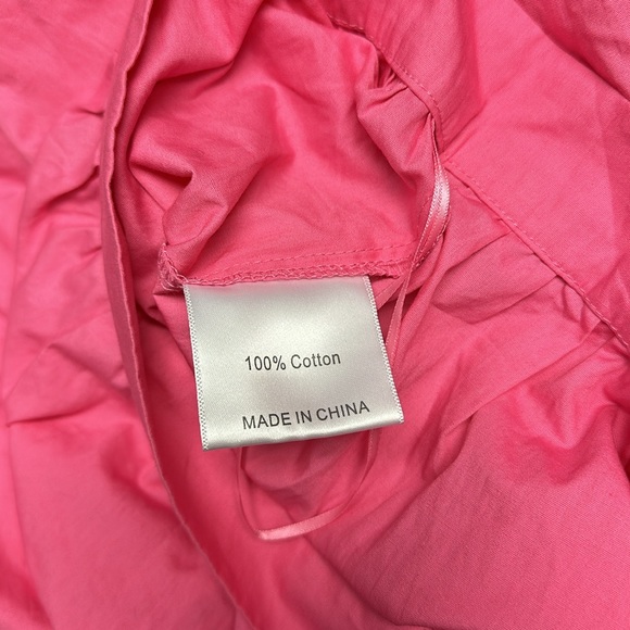 🔥NEW Anthropologies O.P.T Pink Halter Neck Cropped Top & Ruffle Midi Skirt Set - Picture 6 of 10